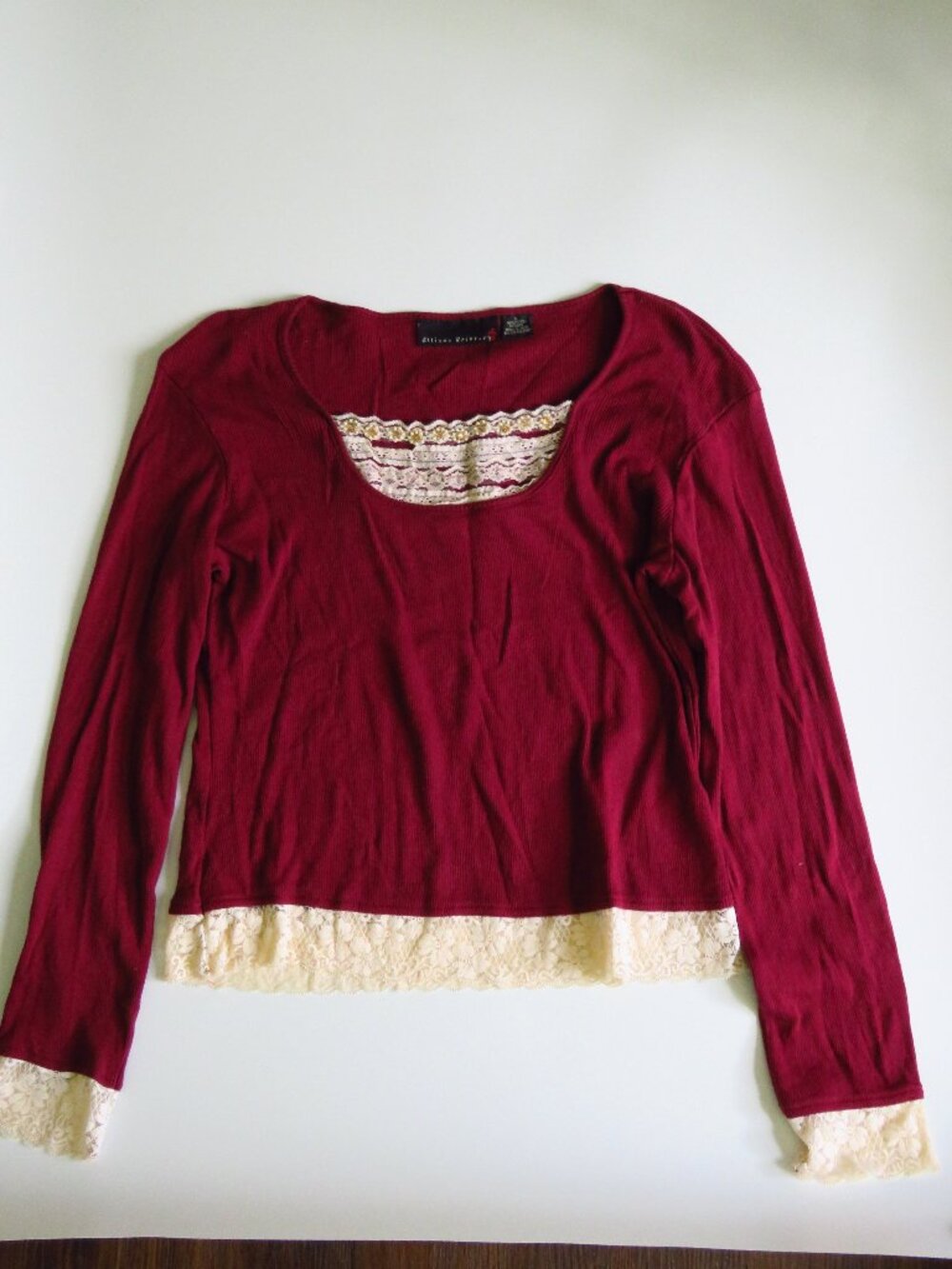 Allison Brittney Y2K Red Top